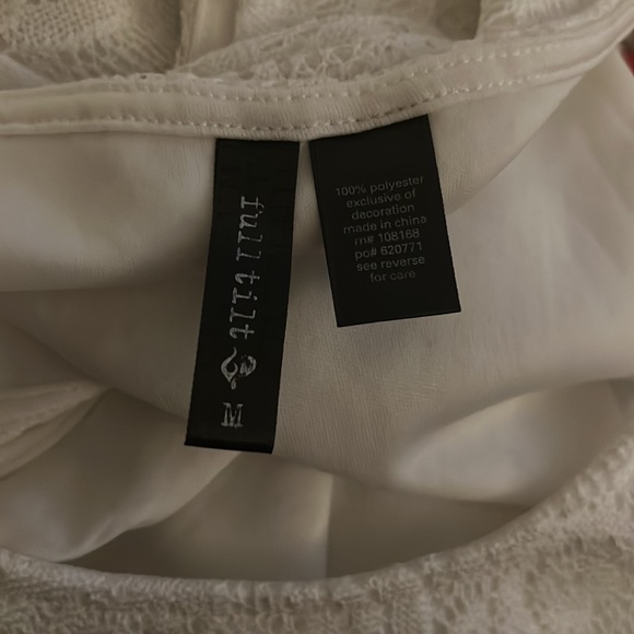 Cute White Lacy Summer Dress - Picture 5 of 5